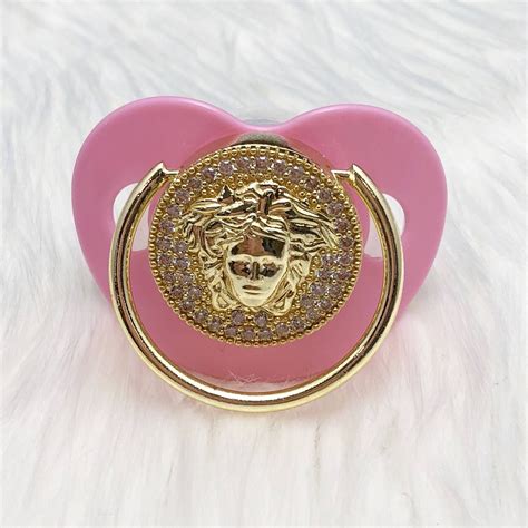 young versace baby pacifier|versace blue label baby girl.